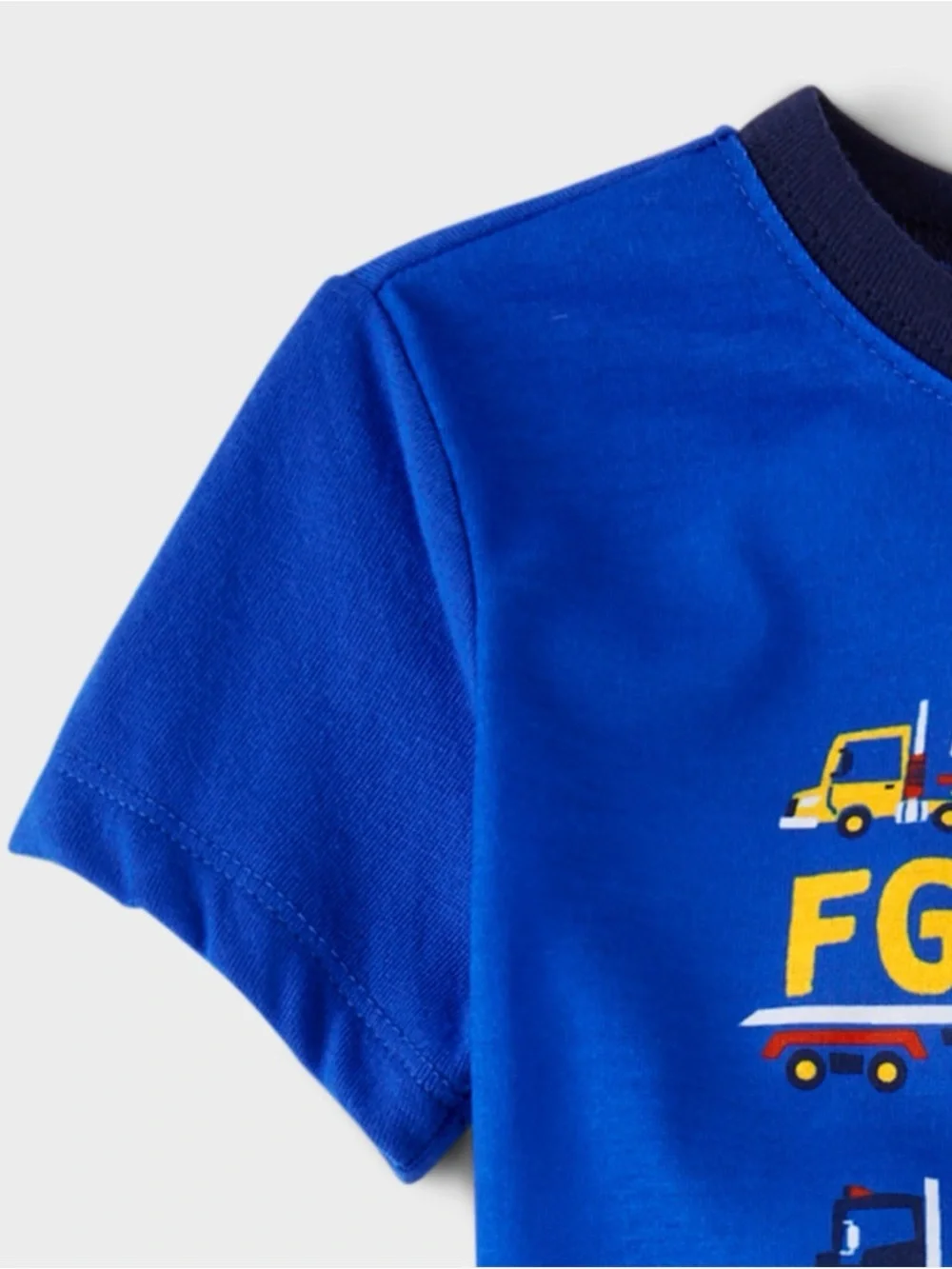 PJ PLACE 🚒🛻VALIANT BLUE ALPHABET TRUCK 3-PIECE PAJAMA SET🛻🚒 SIZE 5T 🌟NWT🌟